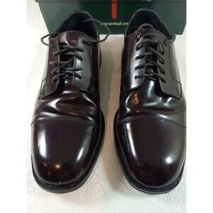 Nunn Bush Dress Flex Maddox Burgundy Leather Shoes 83522-05 Men's 9.5 Medium